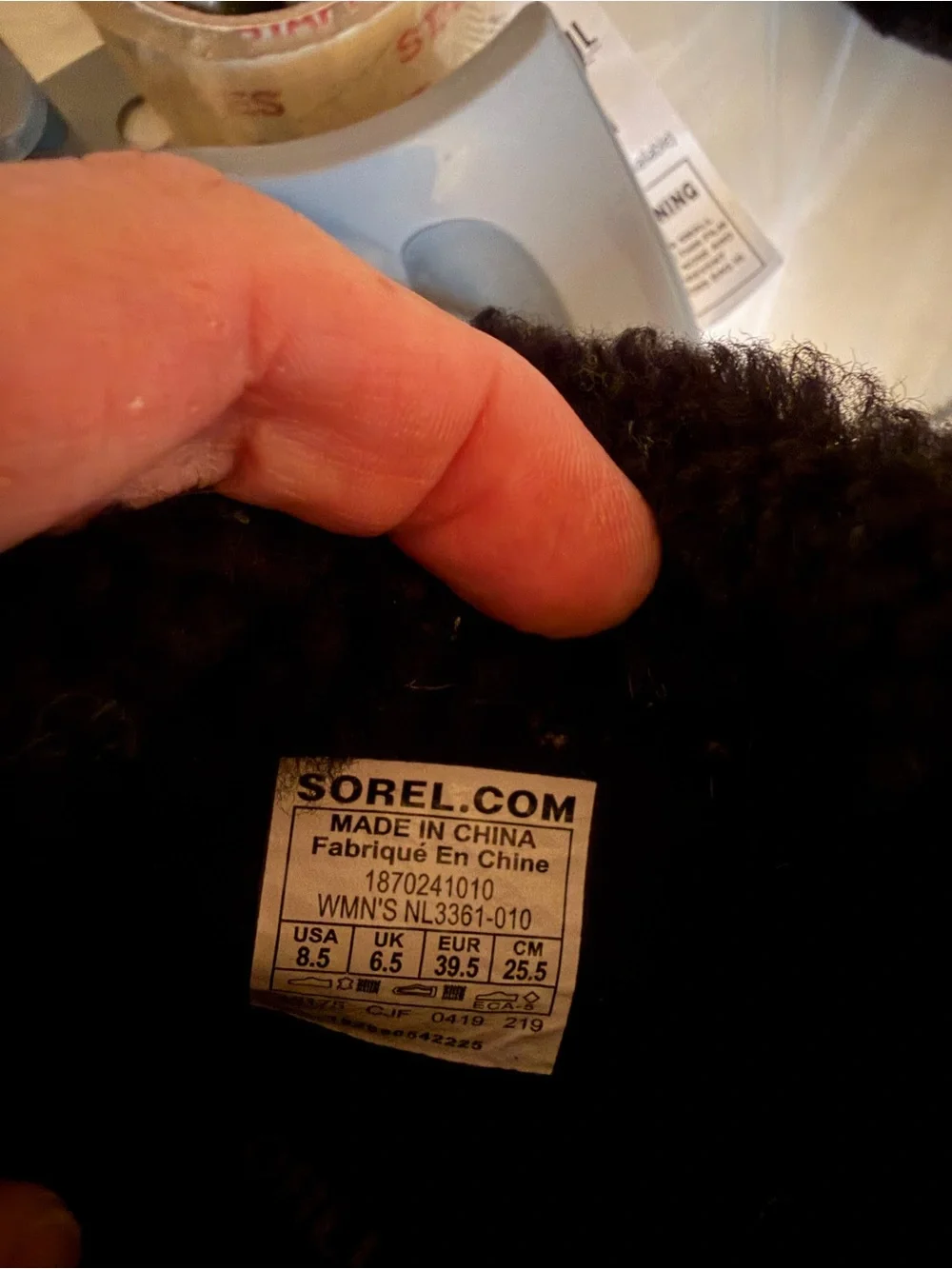 Sorel cozy wool